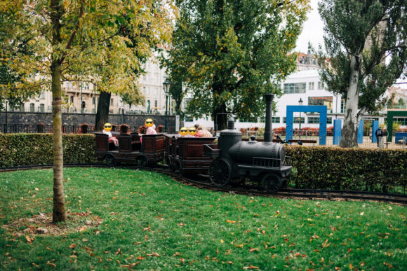 Where to go in Prague with kids - Historical train at Zofin