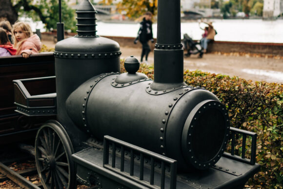 What to do in Prague with kids - Historical train at Zofin